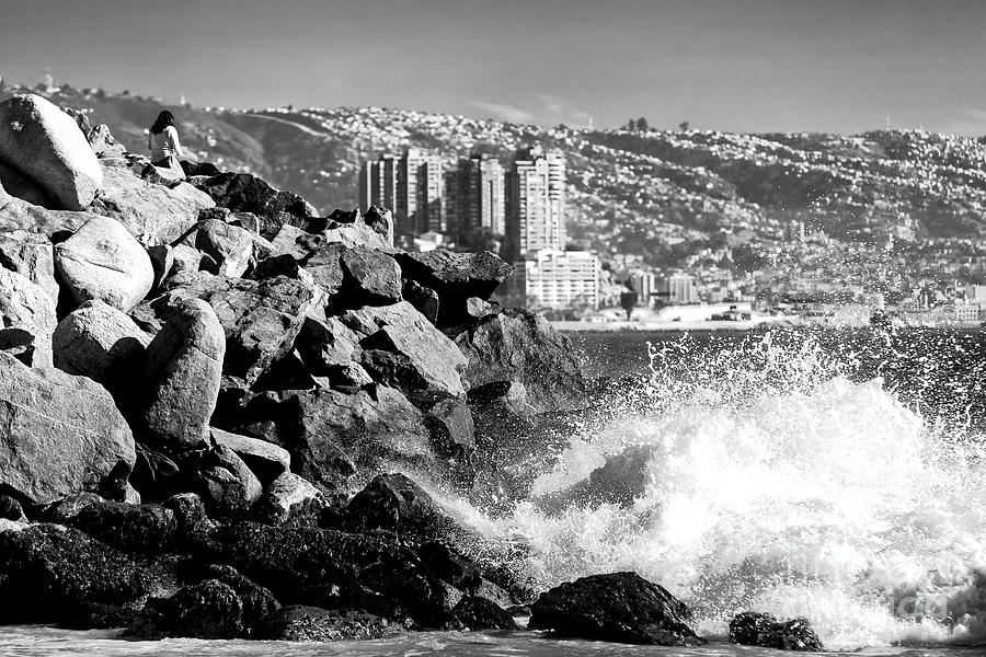 Vina del Mar Waves at Acapulco Beach Photograph by John Rizzuto