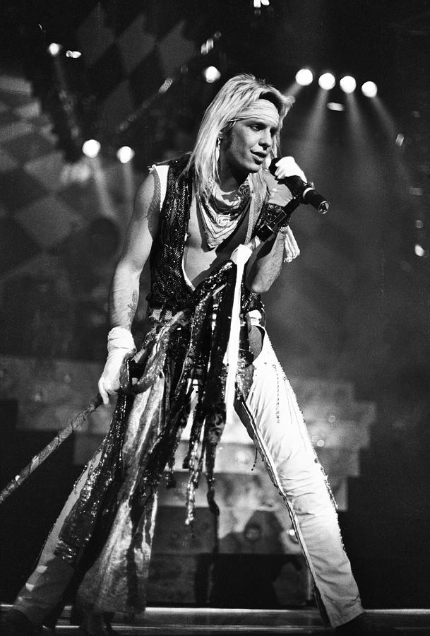 Vince Neil/ Motley Crue '85 Photograph by Chris Deutsch