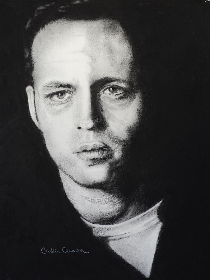 Vince Vaughn Drawing by Carla Carson