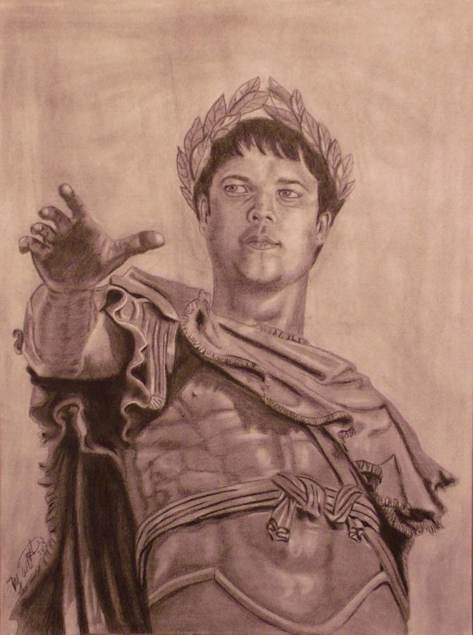 Vincent As Augustus Caesar Drawing by Michael Abbruzzese | Fine Art America