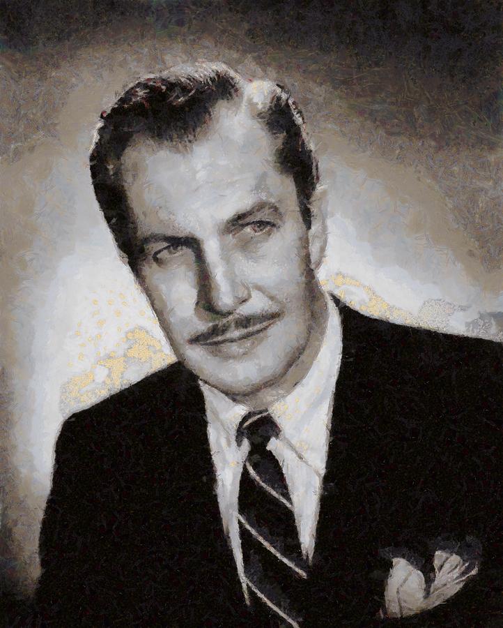 Vincent Price Hollywood Actor Painting by Esoterica Art Agency | Fine ...