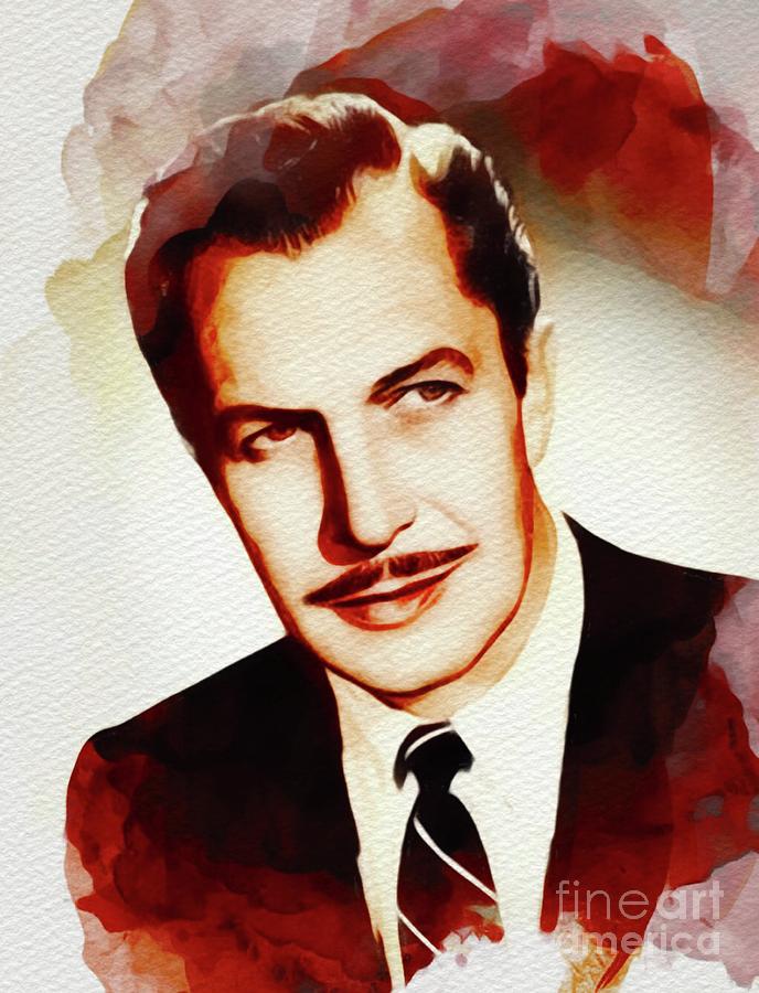 Vincent Price, Movie Legend Painting By Esoterica Art Agency - Fine Art 