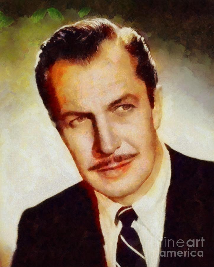 Vincent Price, Vintage Hollywood Actor Painting by Esoterica Art Agency ...