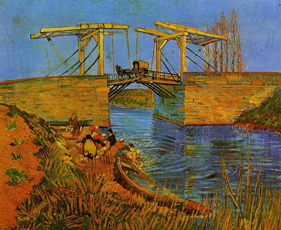 Van Gogh Digital Download Vincent van Gogh Printable Van Gogh Bridges across the Seine at Asnieres Van Gogh Landscape Van Gogh Painting