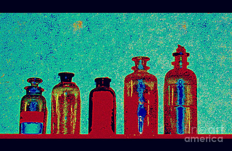 Vincent van Gogh Bottles Photograph by Diane montana Jansson