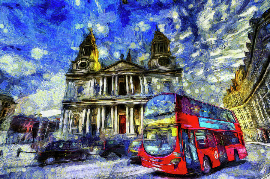 Vincent Van Gogh London Mixed Media by David Pyatt