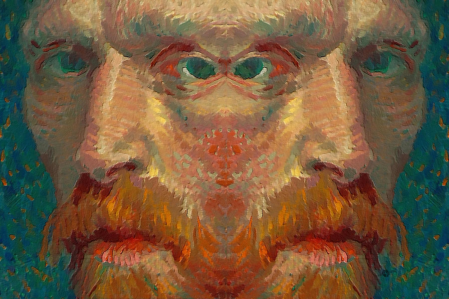 Vincent van Gogh Meets Salvador Dali 1 Painting by Tony Rubino