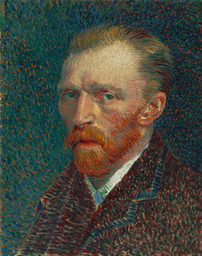 Vincent van Gogh Self Portrait - 1887 Painting by War Is Hell Store