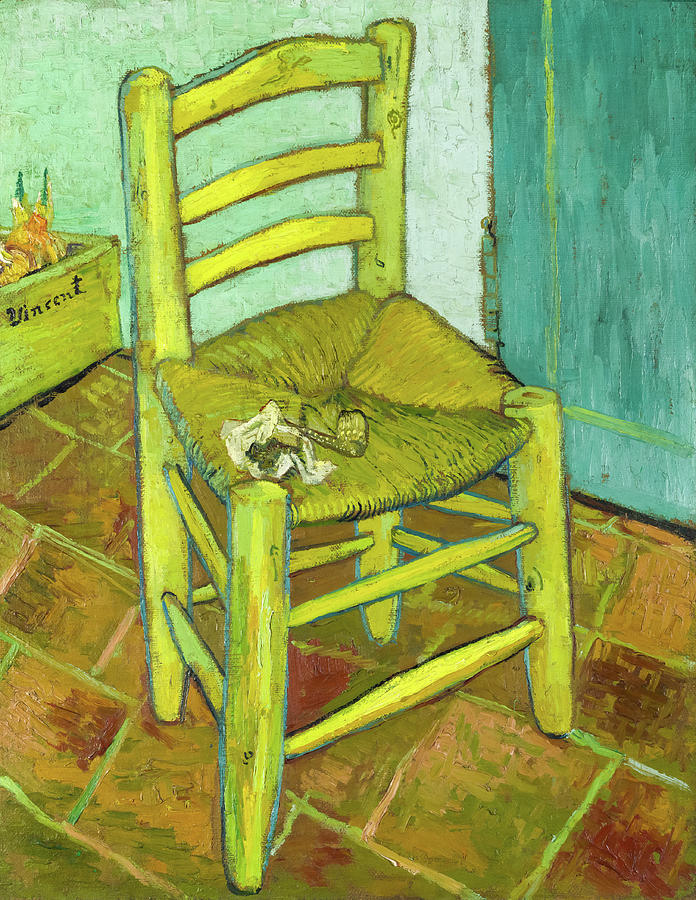 Vincents Chair In 1888 Painting