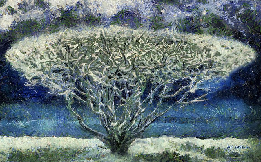 Vincent Van Gogh Painting - Vincents Tree by RC DeWinter