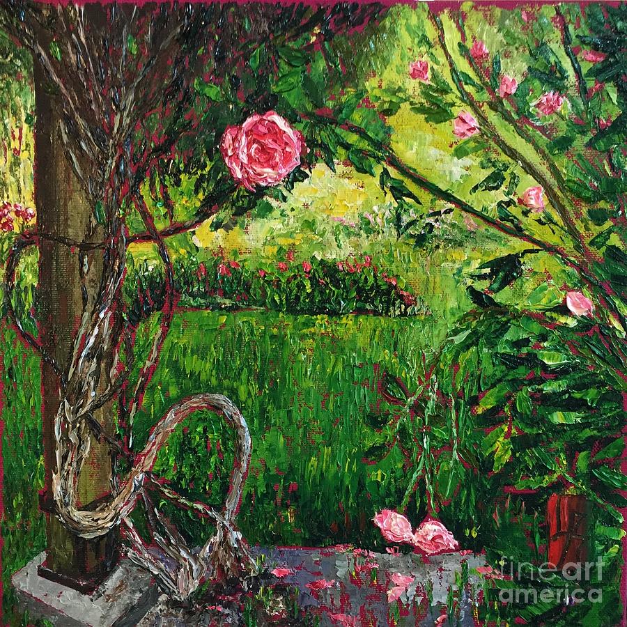 Vine and Rose by Linda J Bean Vine and Rose by Linda J Bean