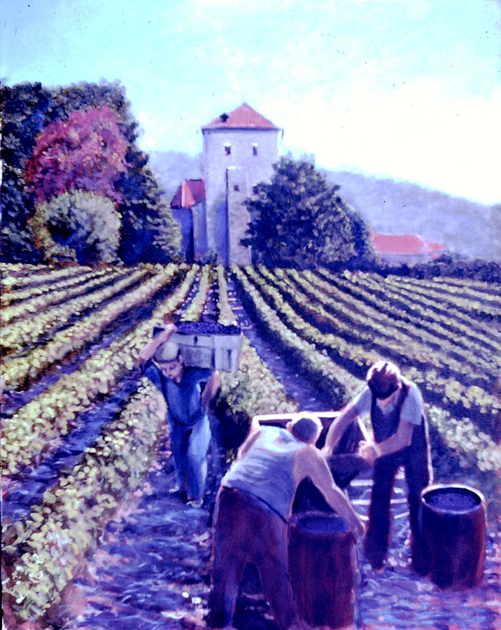 Vino Painting by David Zimmerman