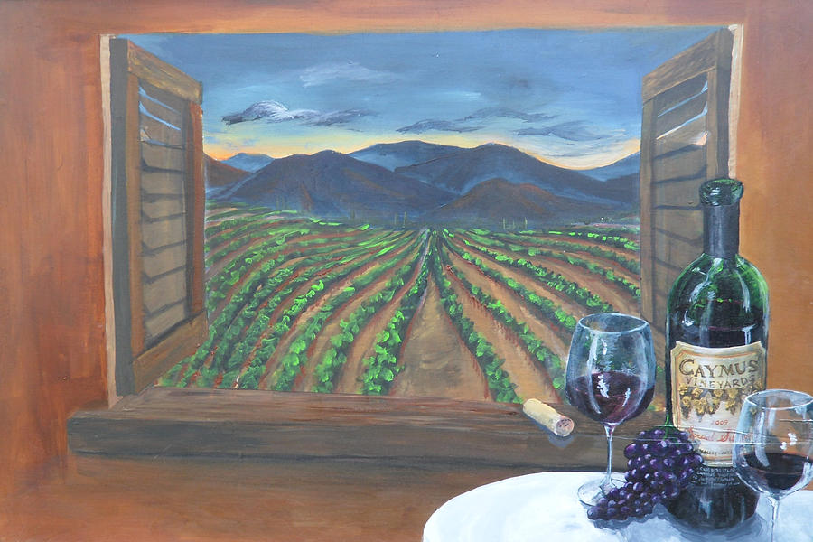 Vino Painting by Travis Day