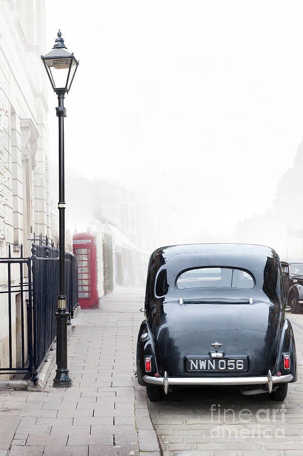 Vintage 1940s Car Parked On The Street Photograph by Lee Avison