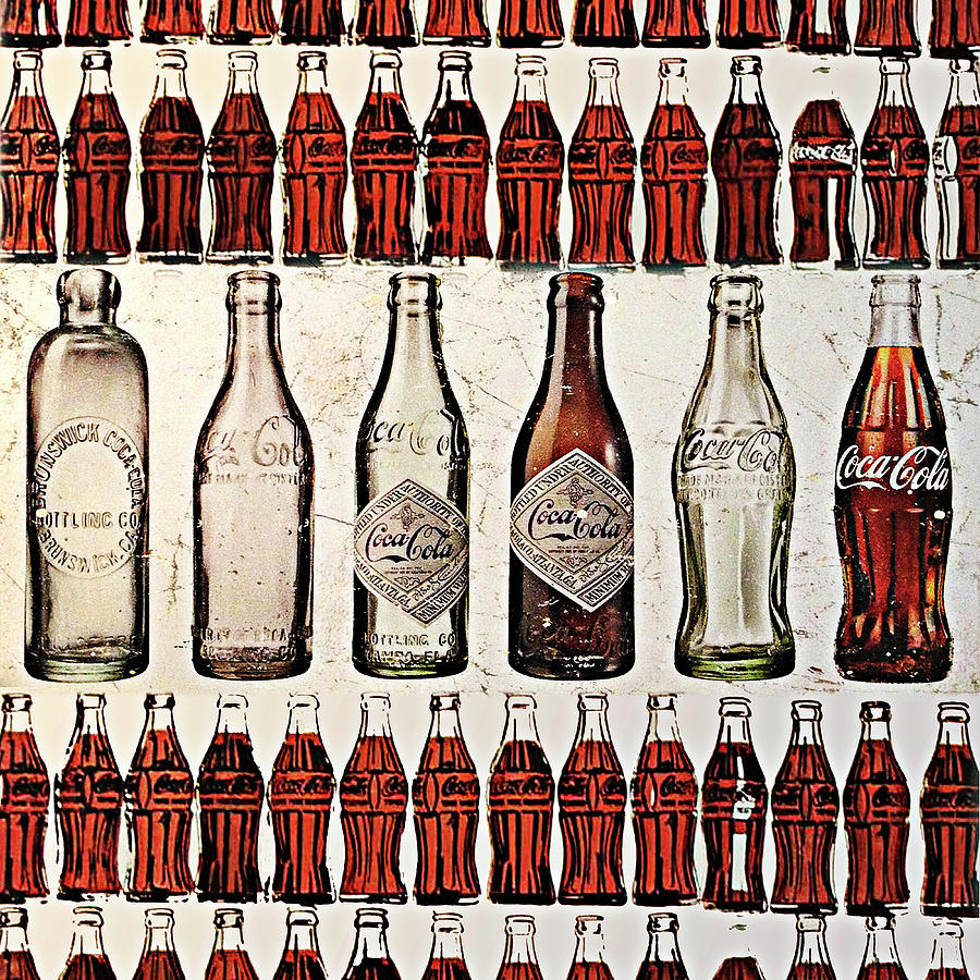 Vintage and pop Coke Digital Art by Gina Dsgn