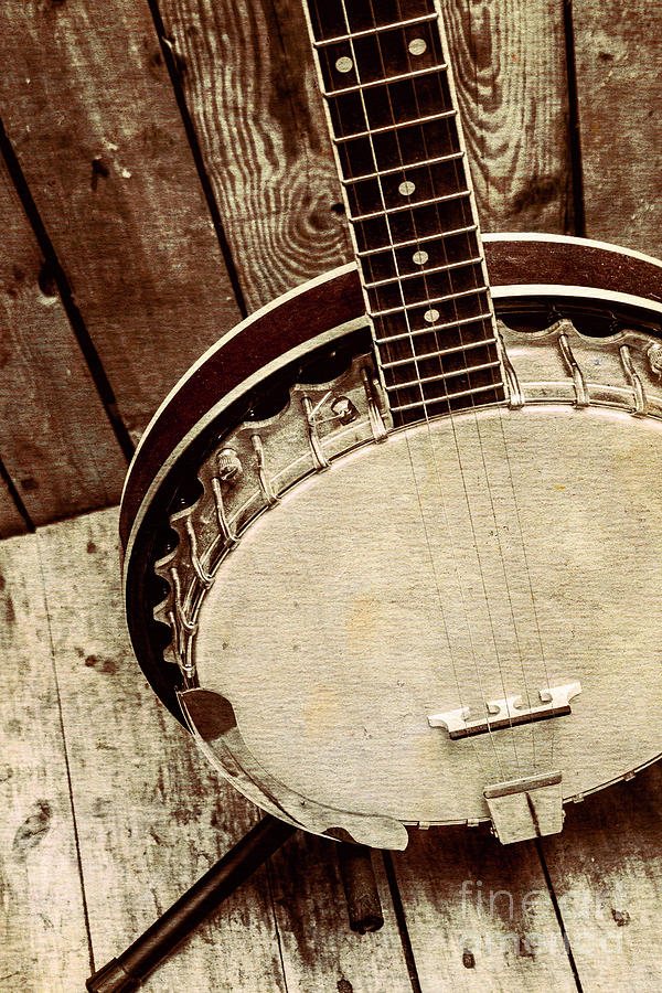 Vintage banjo barn dance Photograph by Jorgo Photography