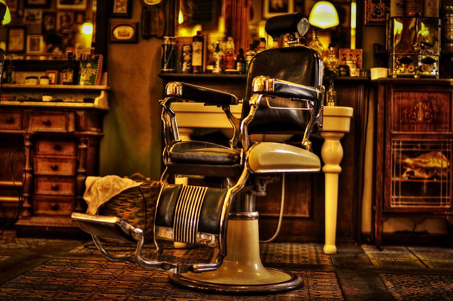  Vintage  Barber  Chair Photograph by Pixabay