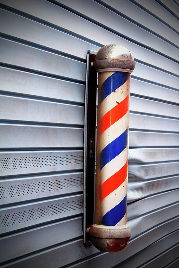 antique barber pole