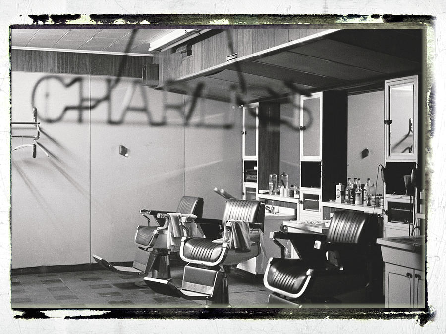 Vintage Barber Shop Photograph by Scott Kingery