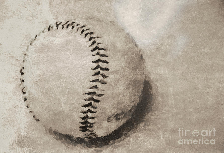 Vintage Baseball Photograph by Andrea Anderegg
