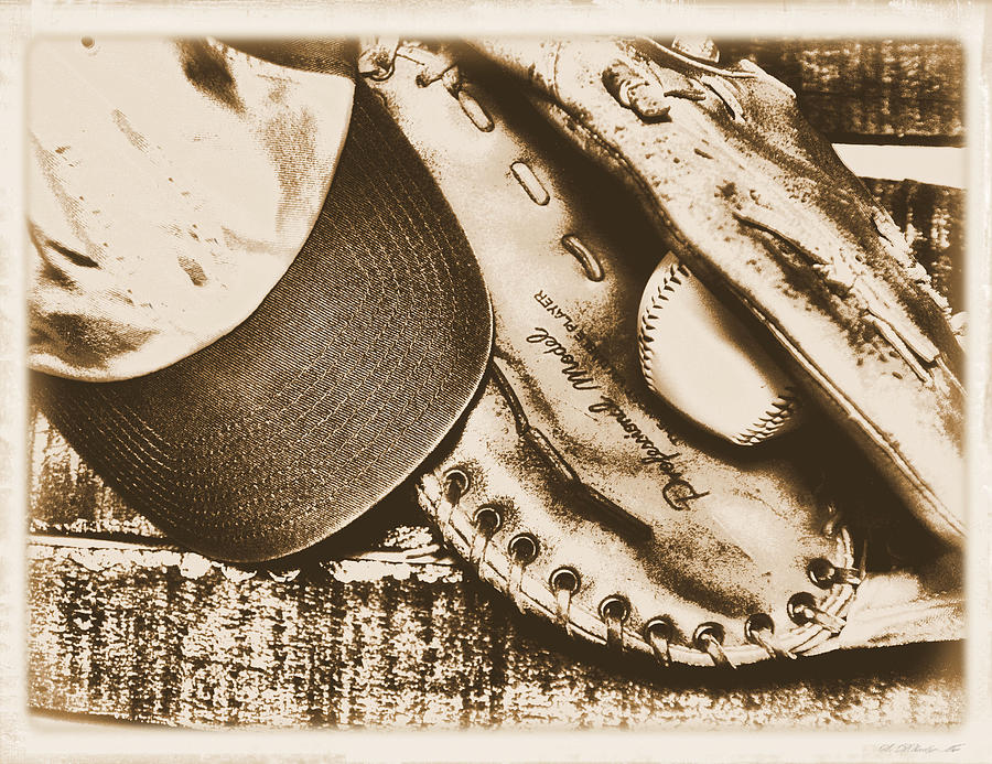 Baseball Photograph - Vintage Baseball by Jimmy Ostgard