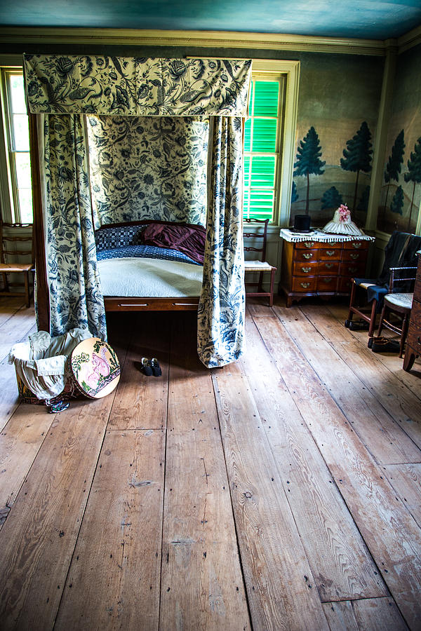 Vintage Photograph - Vintage Bedroom by Karol Livote