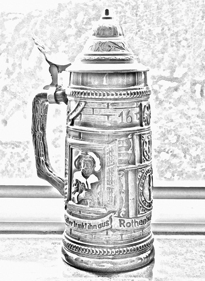 Vintage Beer Stein Photograph by Phil Perkins