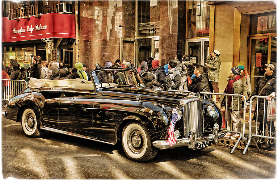 Vintage Bentley Convertible Photograph by Mike Martin