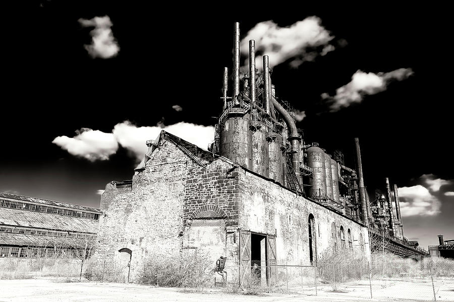 Vintage Bethlehem Steel in Pennsylvania Photograph by John Rizzuto
