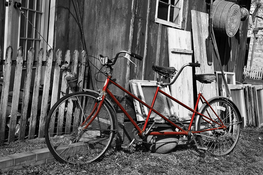 Vintage Bicycle Photograph by Paul Huchton