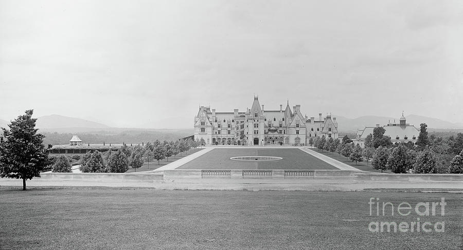 Vintage Biltmore Estate Circa 1895 in Asheville NC  Photograph by Dale Powell