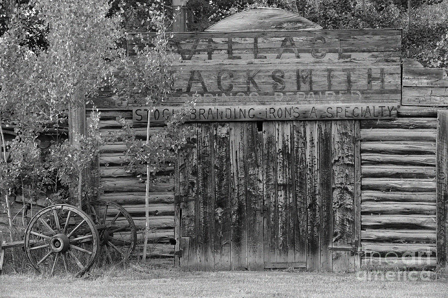 Vintage Blacksmith Shop Photograph by Dennis Hammer