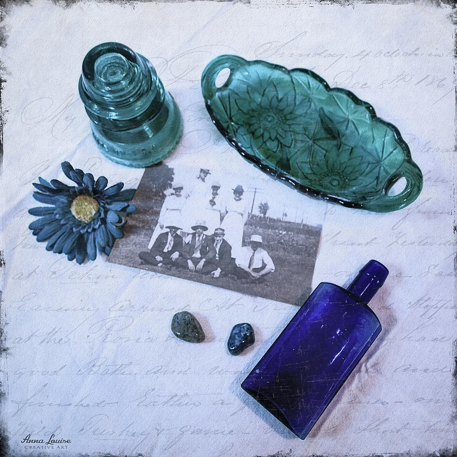Vintage Blue Photograph by Anna Louise