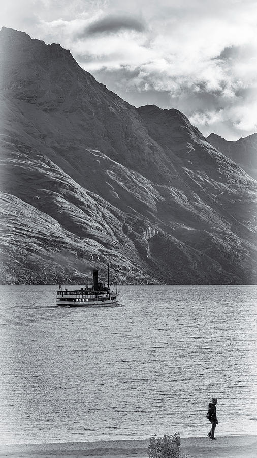 Vintage Boat In Queenstown New Zealand Photograph