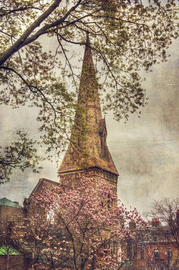 Vintage Boston Church - Back Bay Photograph by Joann Vitali