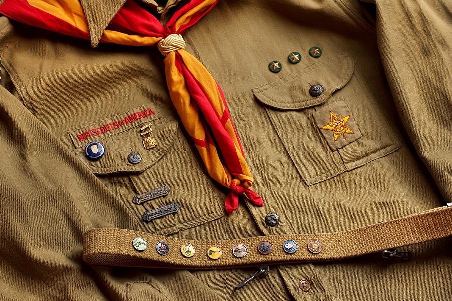 Vintage Boy Scout Uniform Photograph by Art Block Collections