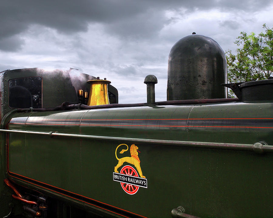 Vintage British Rail Steam Train Photograph by Gill Billington