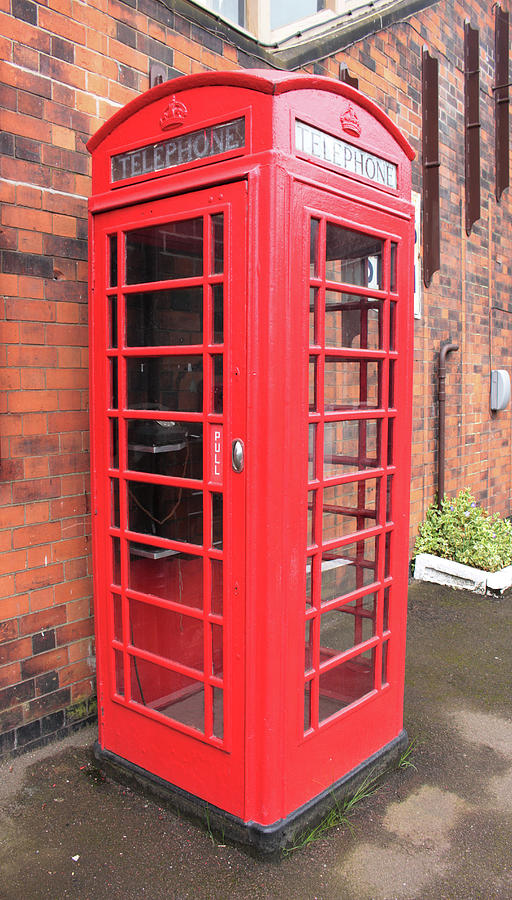 Vintage British Red Phone Box  Photograph by Tom Conway