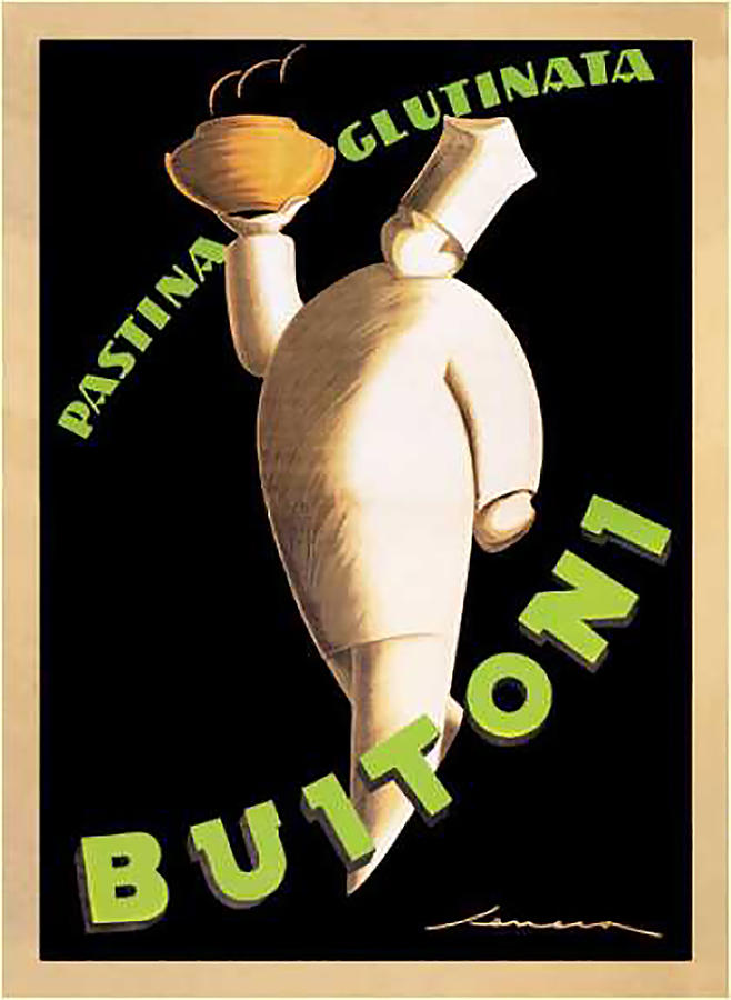 Vintage Buitoni Pasta Advert - Circa 1920s Digital Art by Marlene Watson