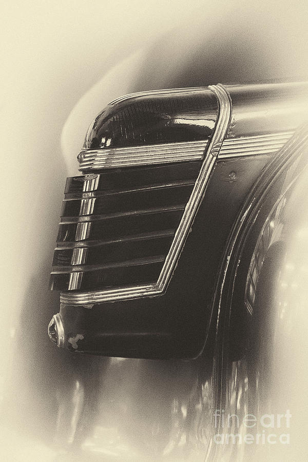 Vintage Cadillac 62, Rear Light Photograph
