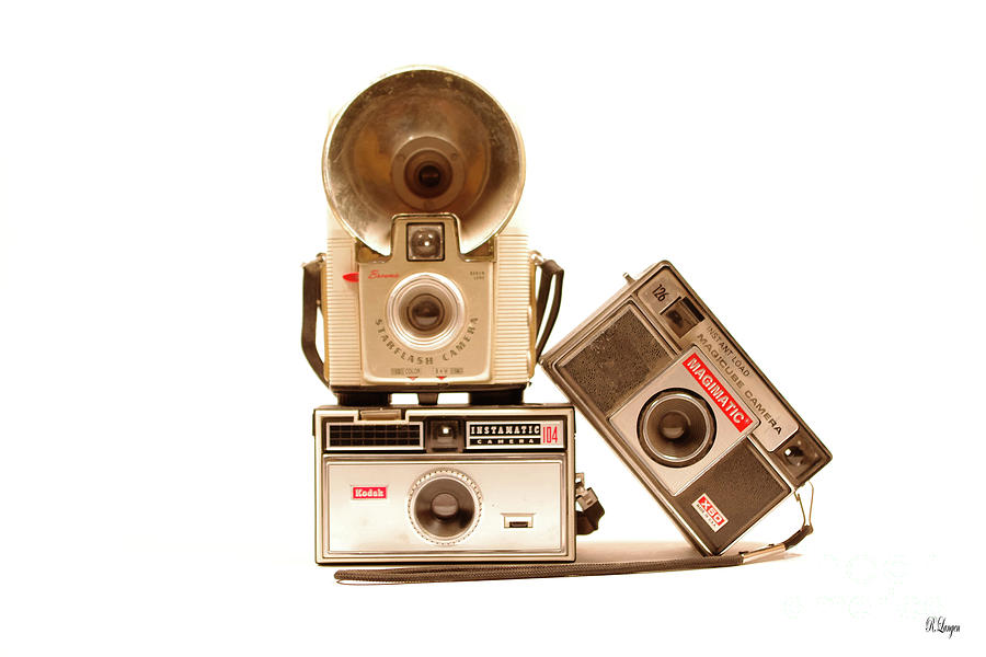 Vintage Camera Collage Photograph by Rebecca Langen