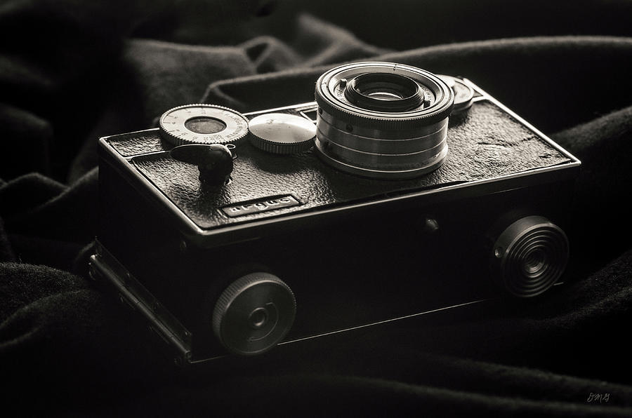 Black And White Photograph - Vintage Camera II Toned - Argus by David Gordon
