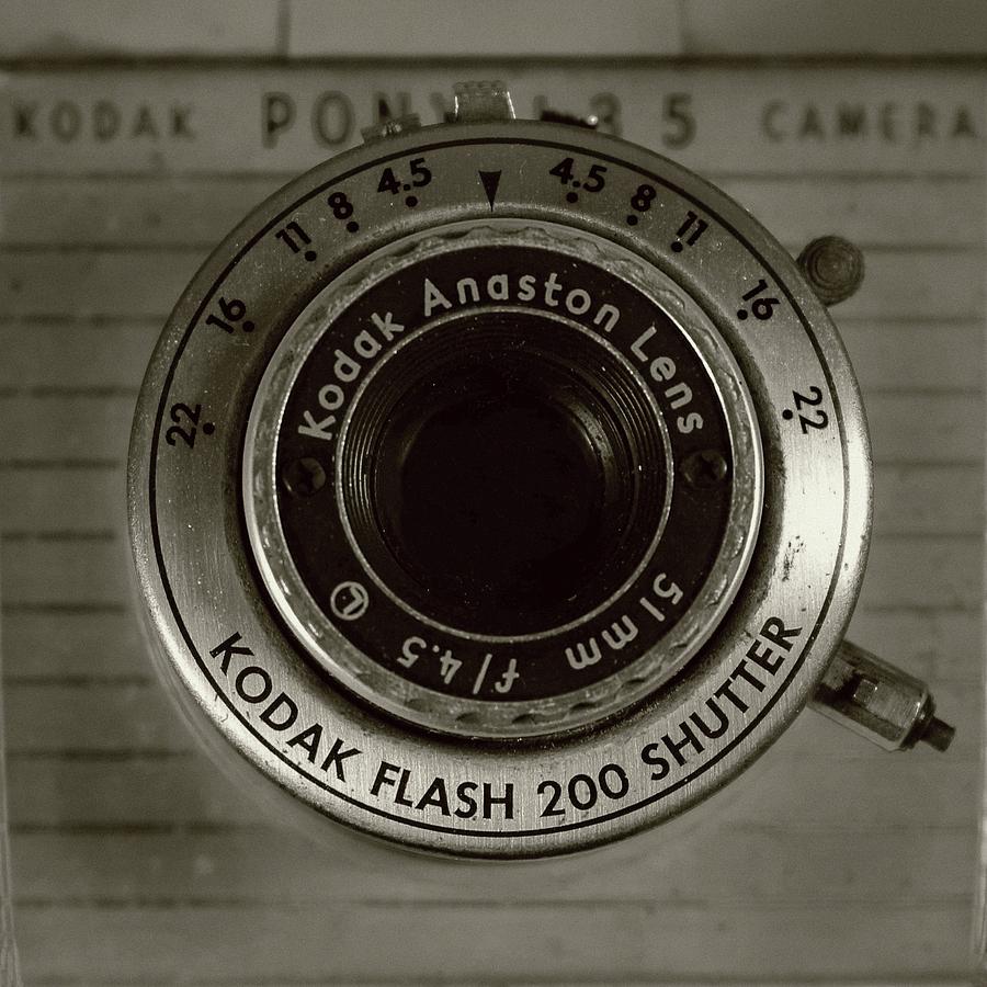 Vintage Camera Lens Photograph by Robert Wilder Jr