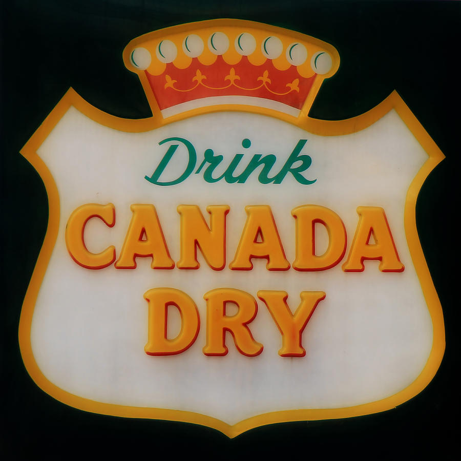 Vintage Canada Dry Sign 3 Photograph by Andrew Fare