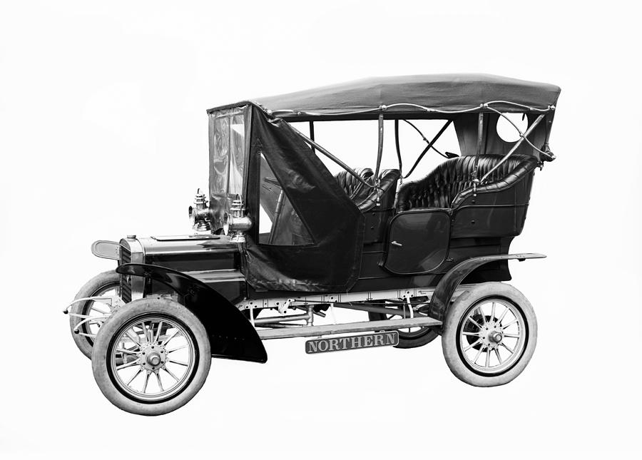 Vintage Car By Northern - Brass Era - 1906 Photograph by War Is Hell Store