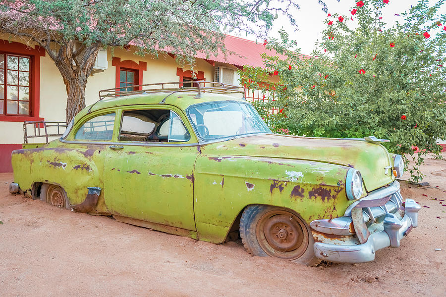 Vintage car in Namibia Photograph by Marek Poplawski