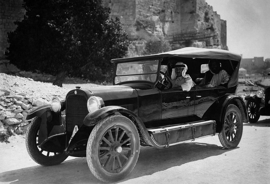 Vintage Car - Middle East - Circa 1930 Photograph by War Is Hell Store
