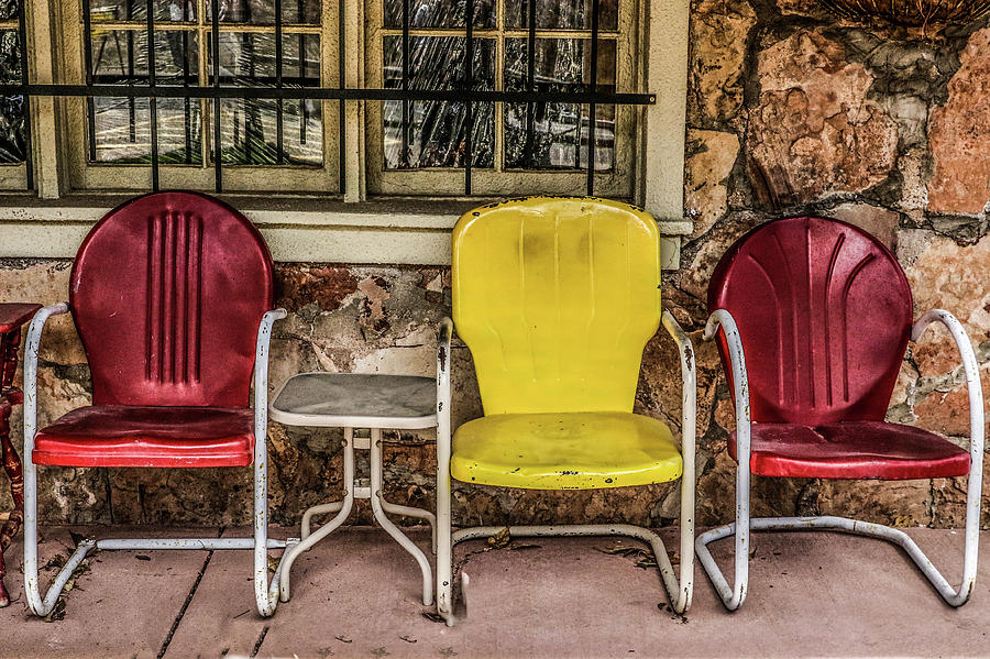 Vintage Chairs Photograph by Amanda Armstrong