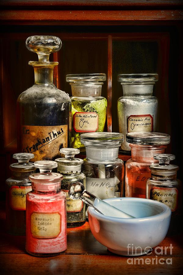 Vintage Photograph - Vintage Chemistry by Paul Ward