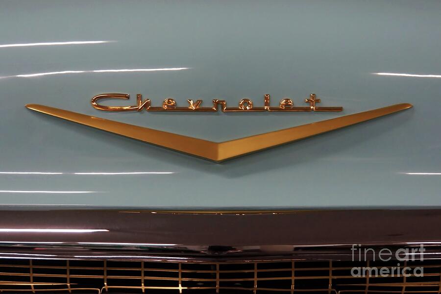 Vintage Chevrolet Emblem Photograph by Patricia Strand